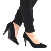 Pantofi Eleganti Dama din Piele Naturala,Romy,negrii